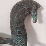 Statue d'un cheval étrusque en laiton