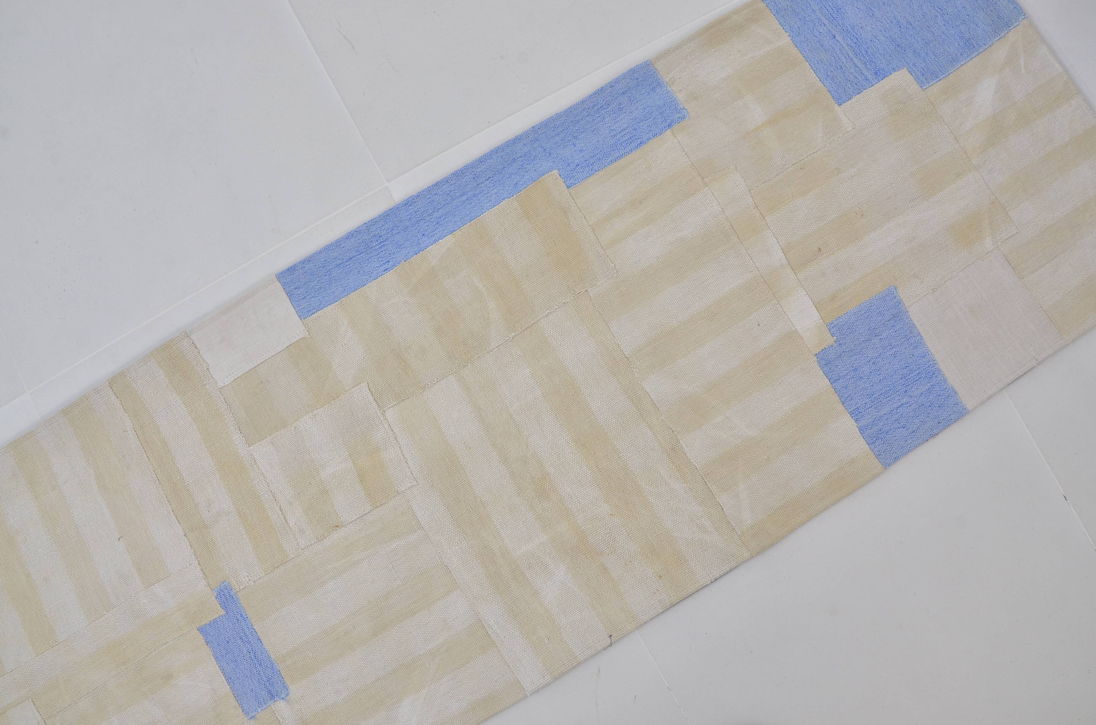 Vintage Whİte And Blue Runner sku3853