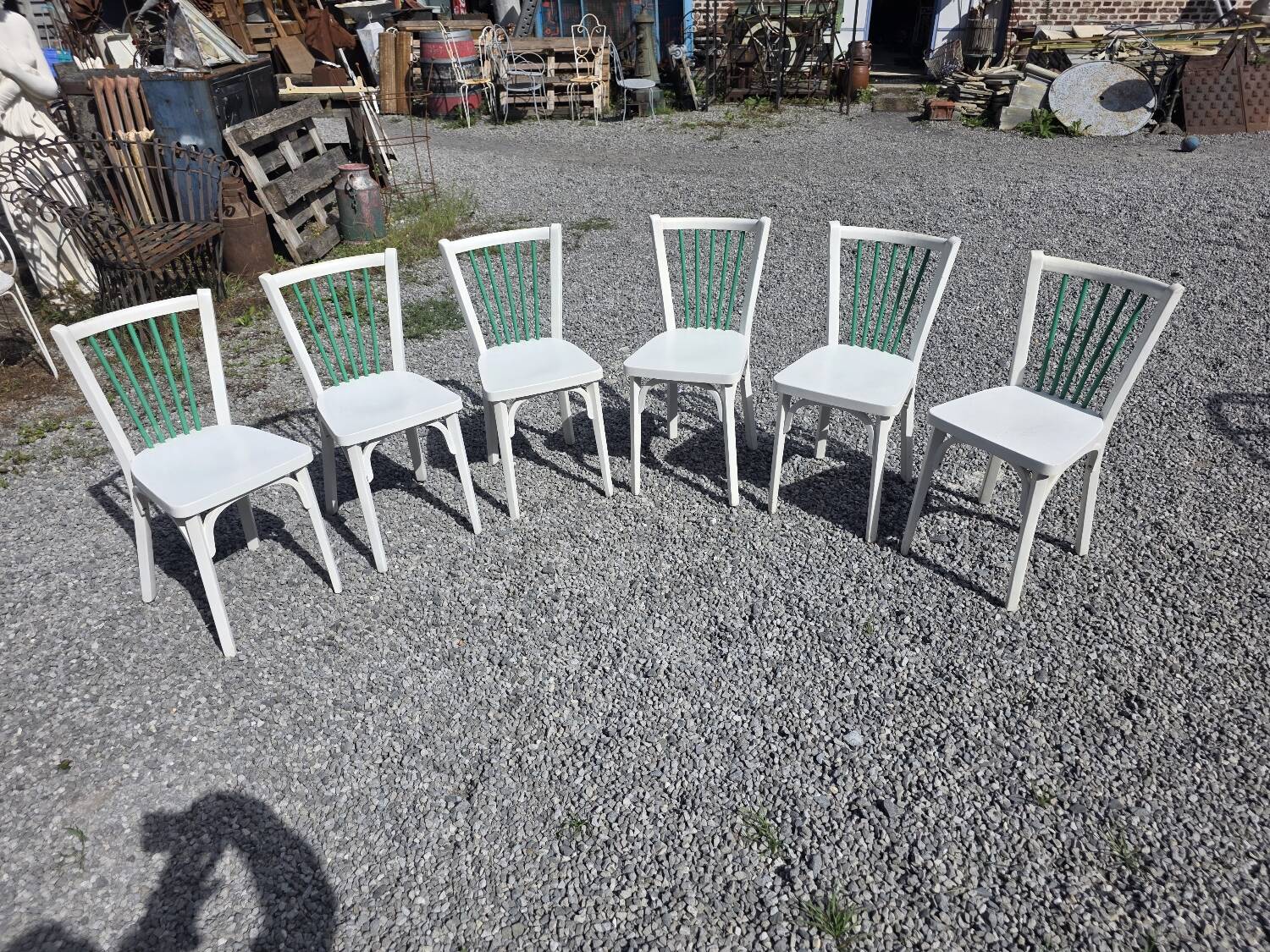 6 Baumann bistro chairs