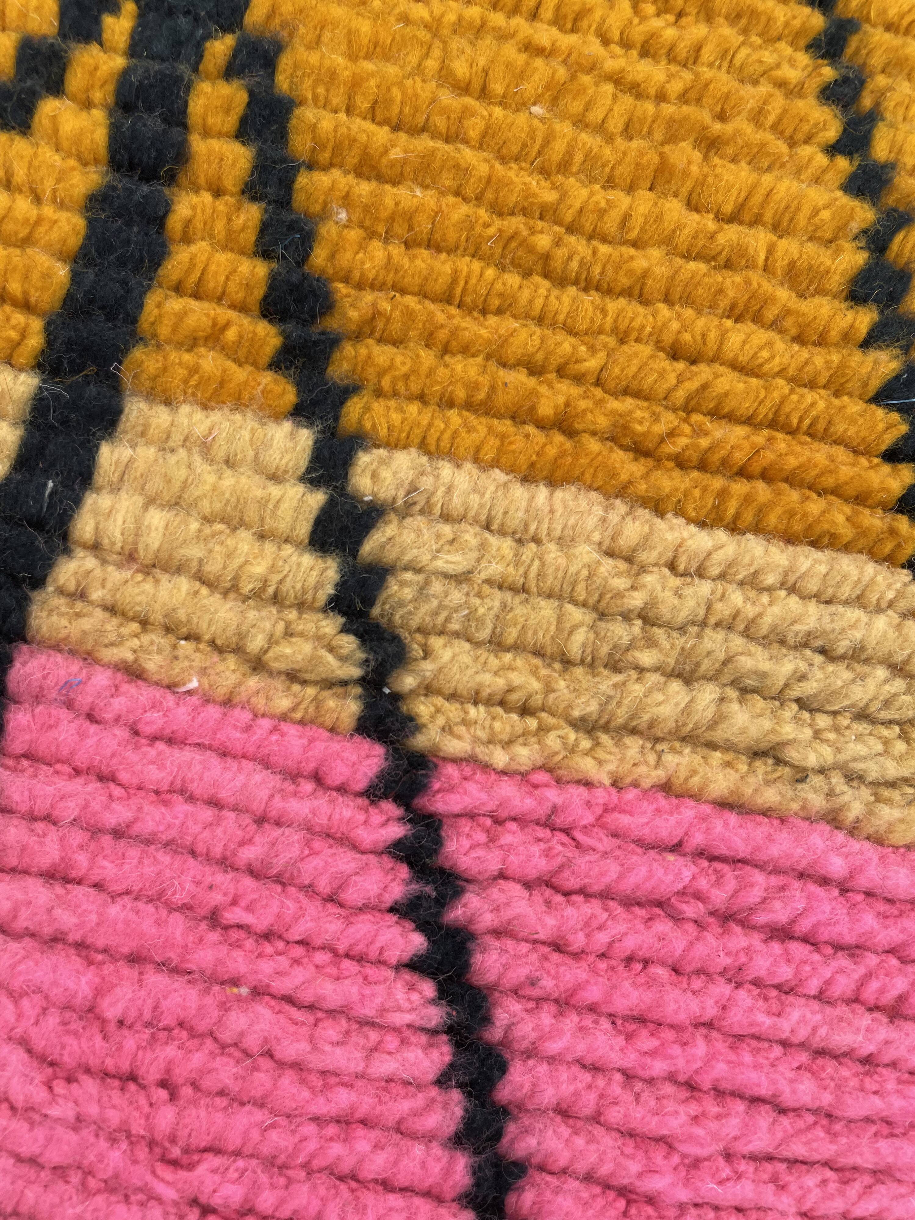 Living room rug berbere Boujad wool