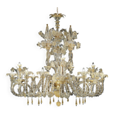 Chandelier en verre de Murano impérial fait main Ca’ Rezzonico