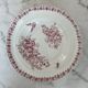 Set of 6 Terre de Fer Terre de Fer plates Onnaing Moisson