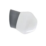 Scandinavian Modern milky white opaline glass wall lamp by Louis Poulsen, Denmark 1960s