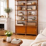 Vintage wooden bookshelf – 1950s/60s