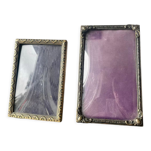 Paire de cadres rectangulaires