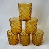 Pineapple glasses Selency x Monoprix Croisé Laroche