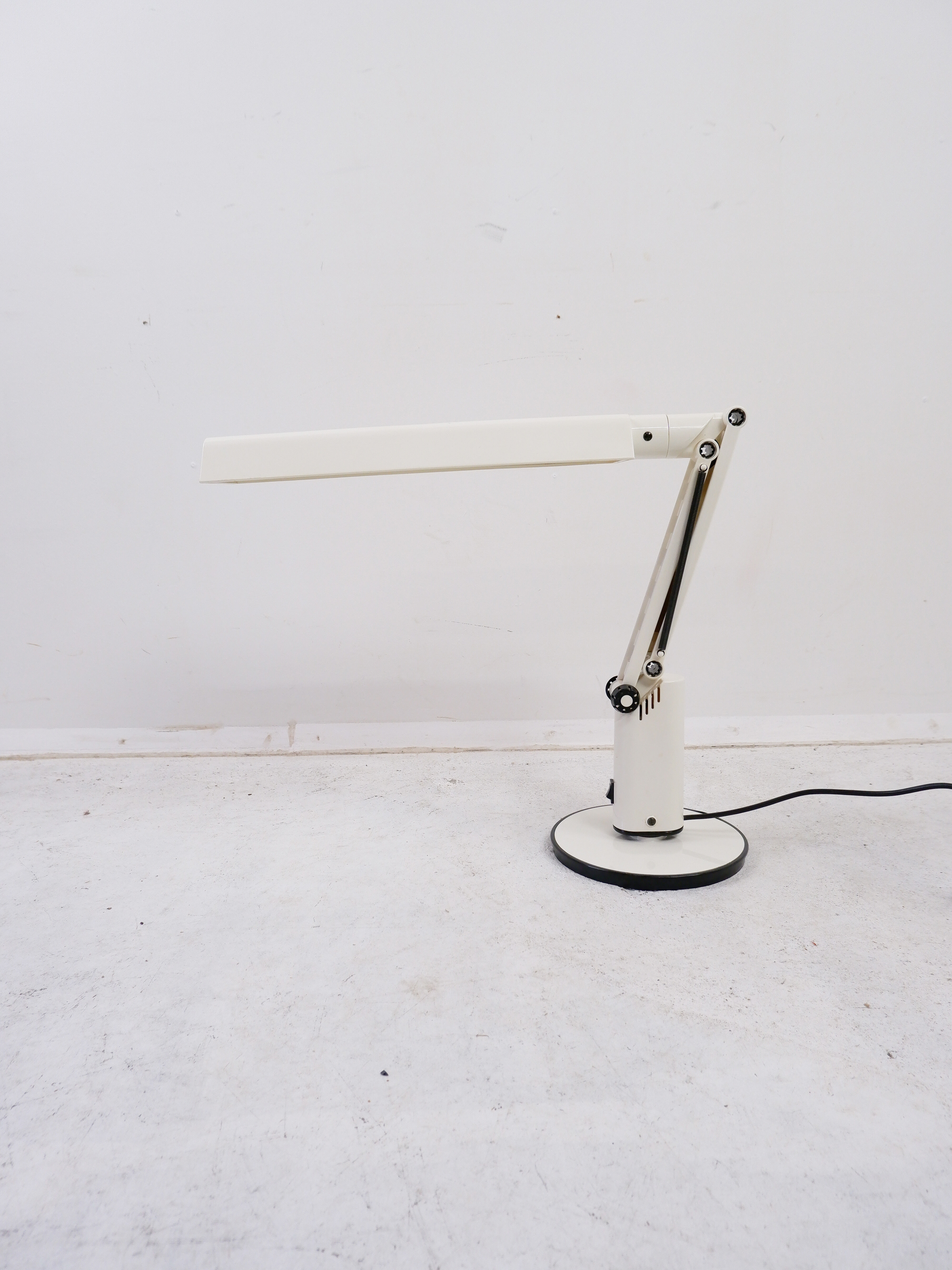 Fagerhults white desk lamp model “Lucifer”, 1970s