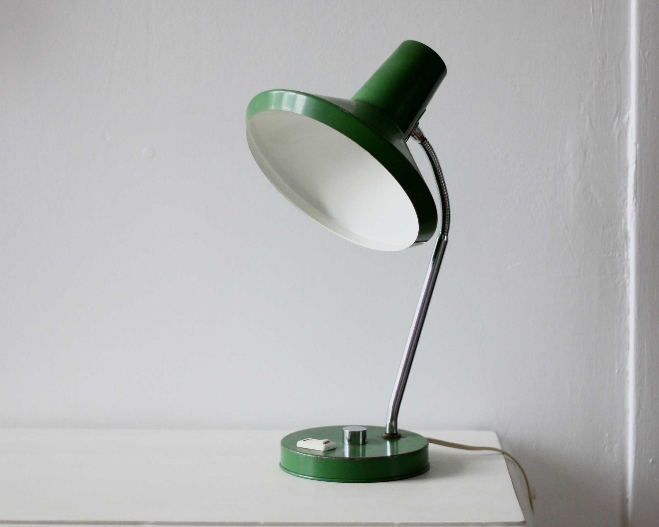Vintage green lamp