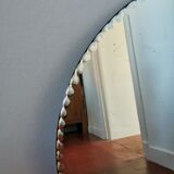 Round beveled mirror 59 cm