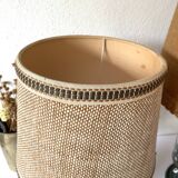 Swedish lamp, 2m fabric cable, fabric lampshade