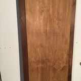 Bevelled mirror oak frame