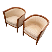Pair of art deco armchairs