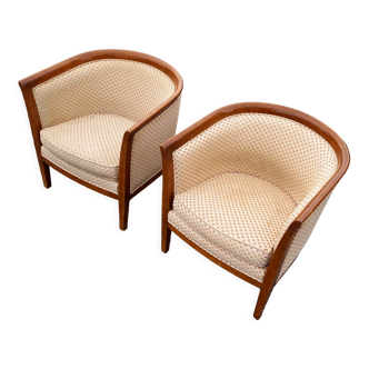 Pair of art deco armchairs