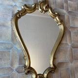 Louis XV style mirror in gold color