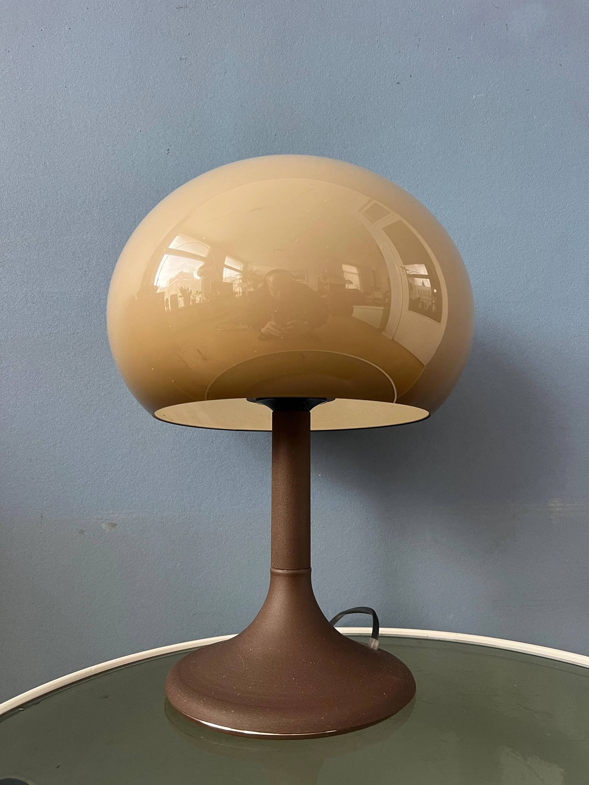 Lampe de table champignon vintage Mid-Century Herda Space Age