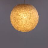 Vintage hanging lamp with coarse structure 1960 Germany