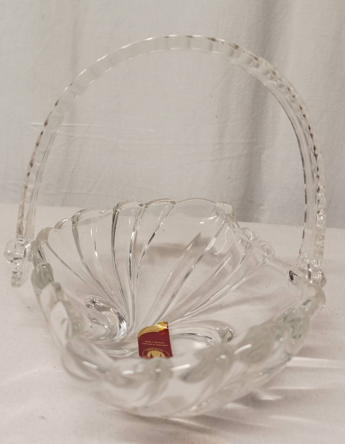 Vintage glass empty pocket