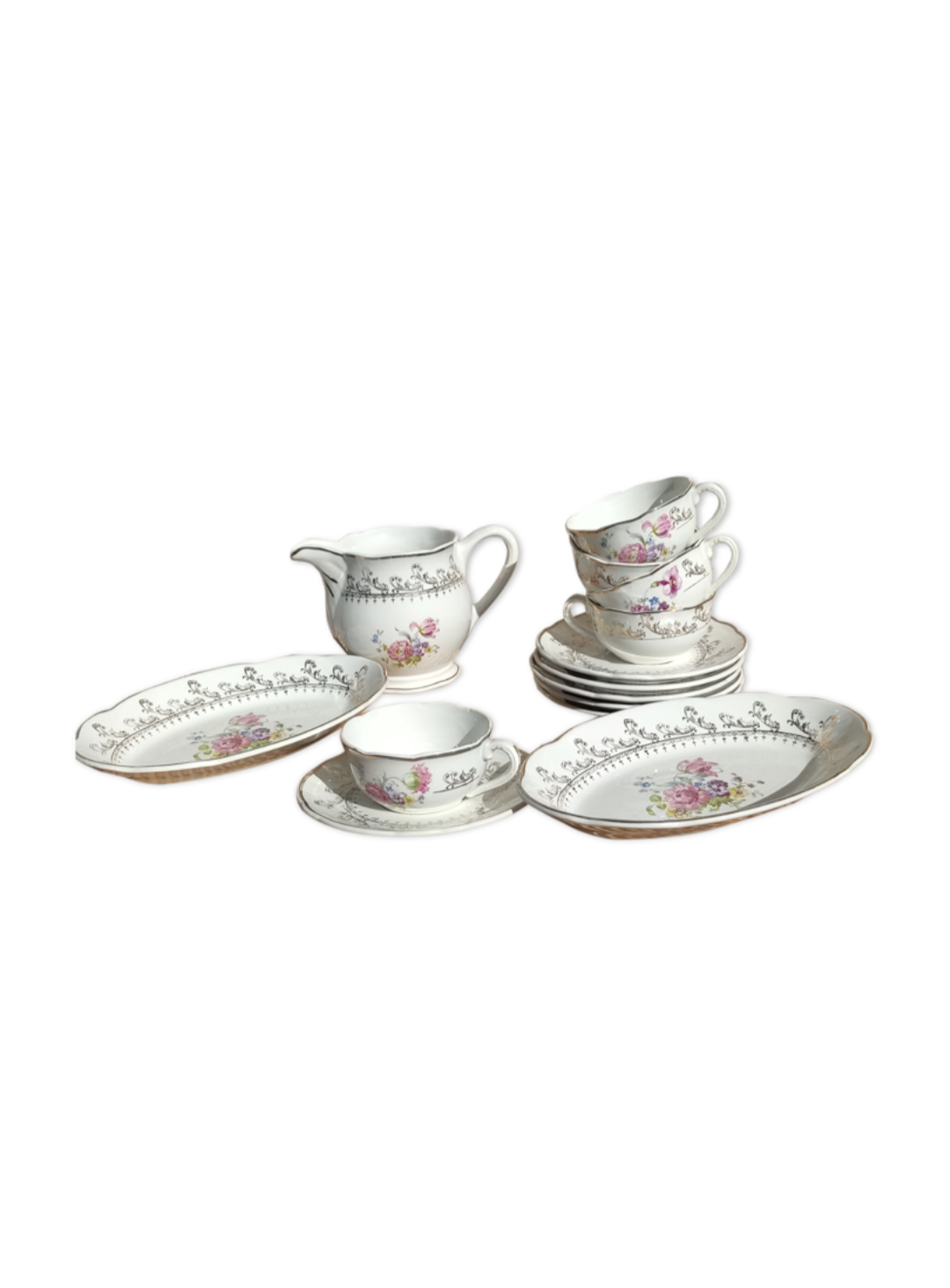 Coffee or tea service digoin sarreguemines