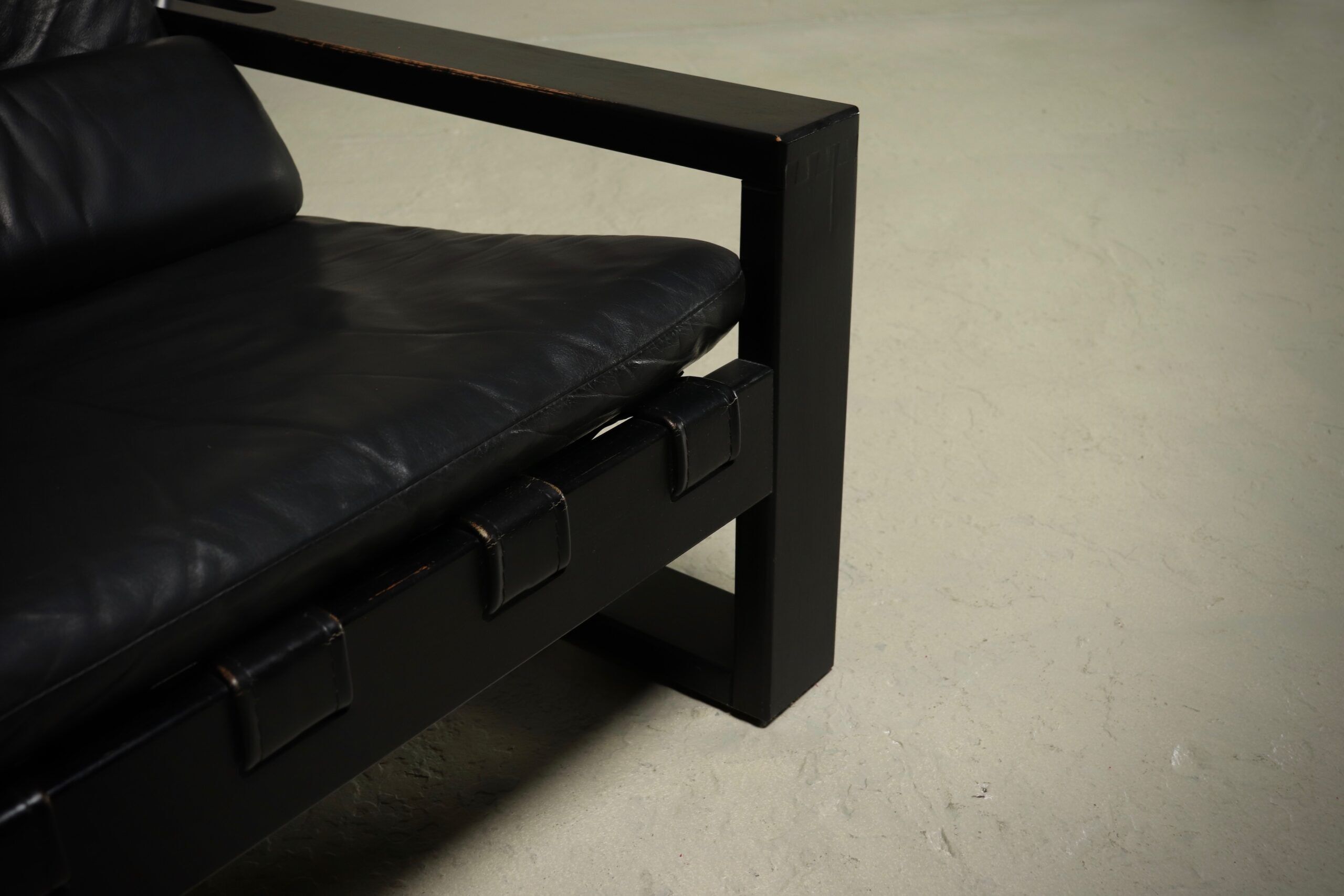 Brutalist lounge chair by Sonja Wasseur 1970s
