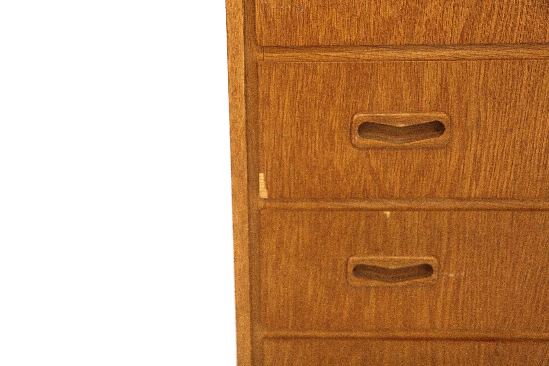 Scandinavian teak "tallboy" chest of drawers, Sweden, 1960