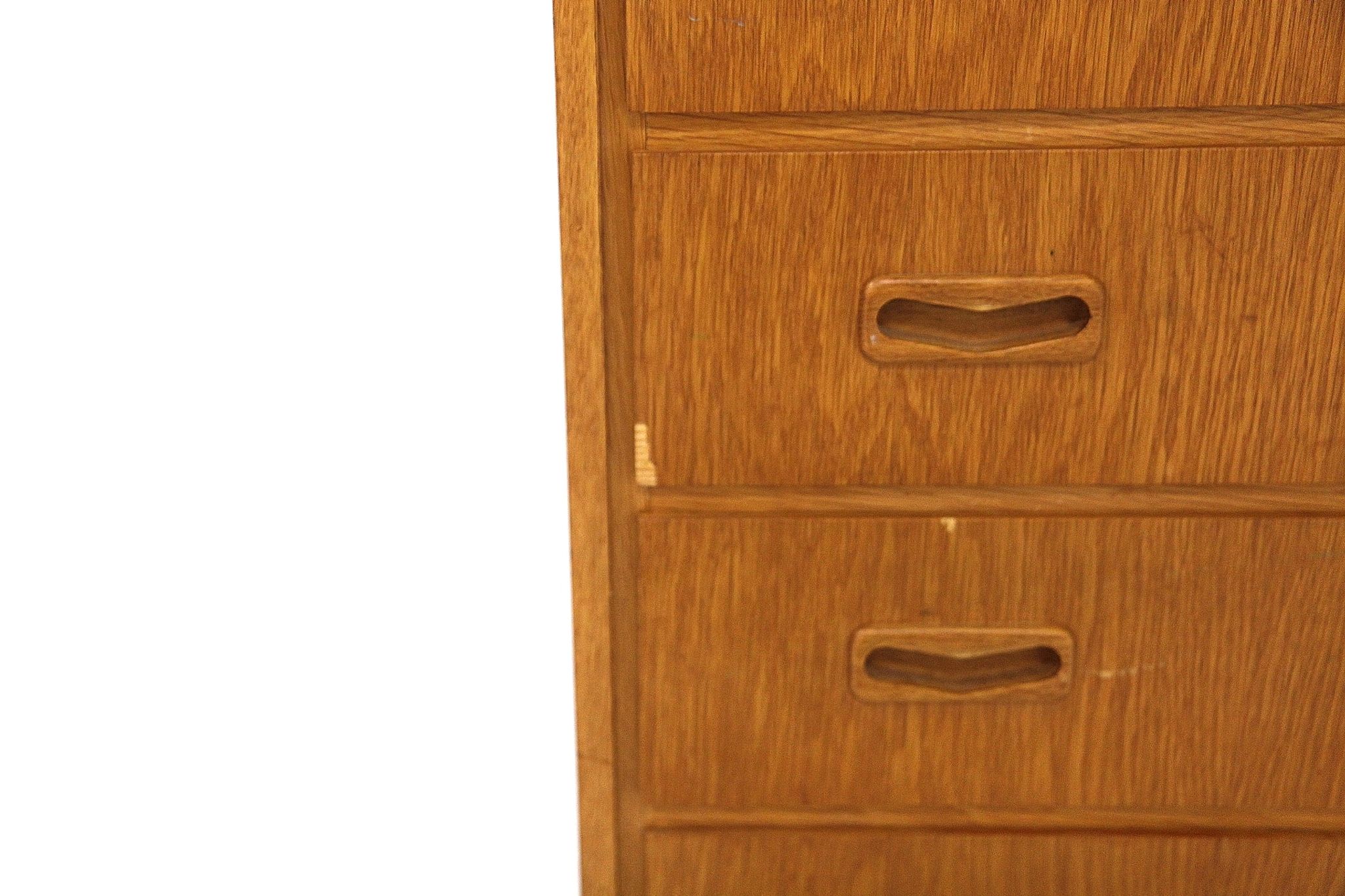 Commode scandinave "tallboy" en teck, Suède, 1960