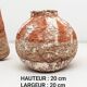 Sculptural vase mineral spirit Boho - Wabi-Sabi