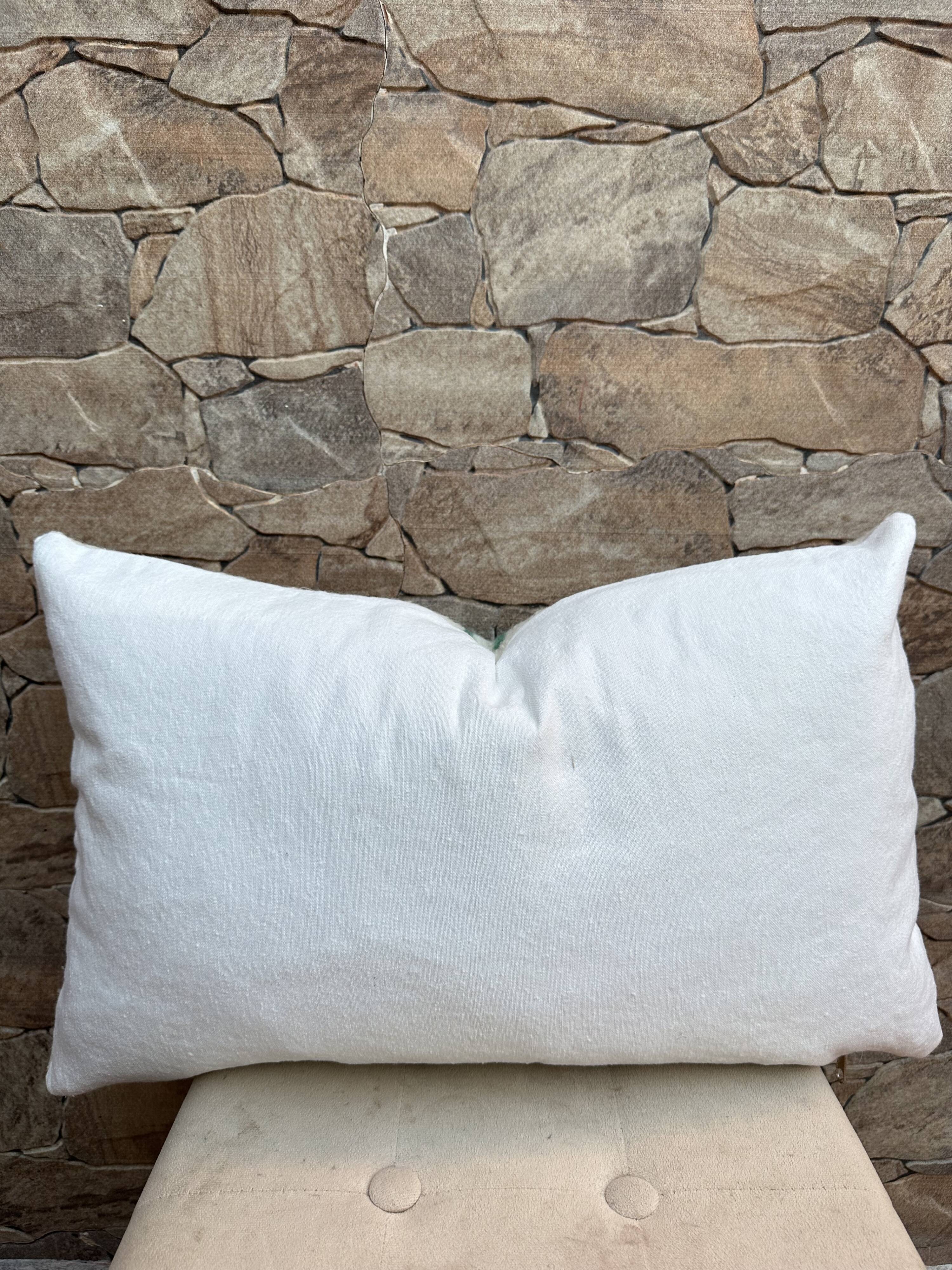 Moroccan pillowcase, Berber cushion cover, woven pillowcase