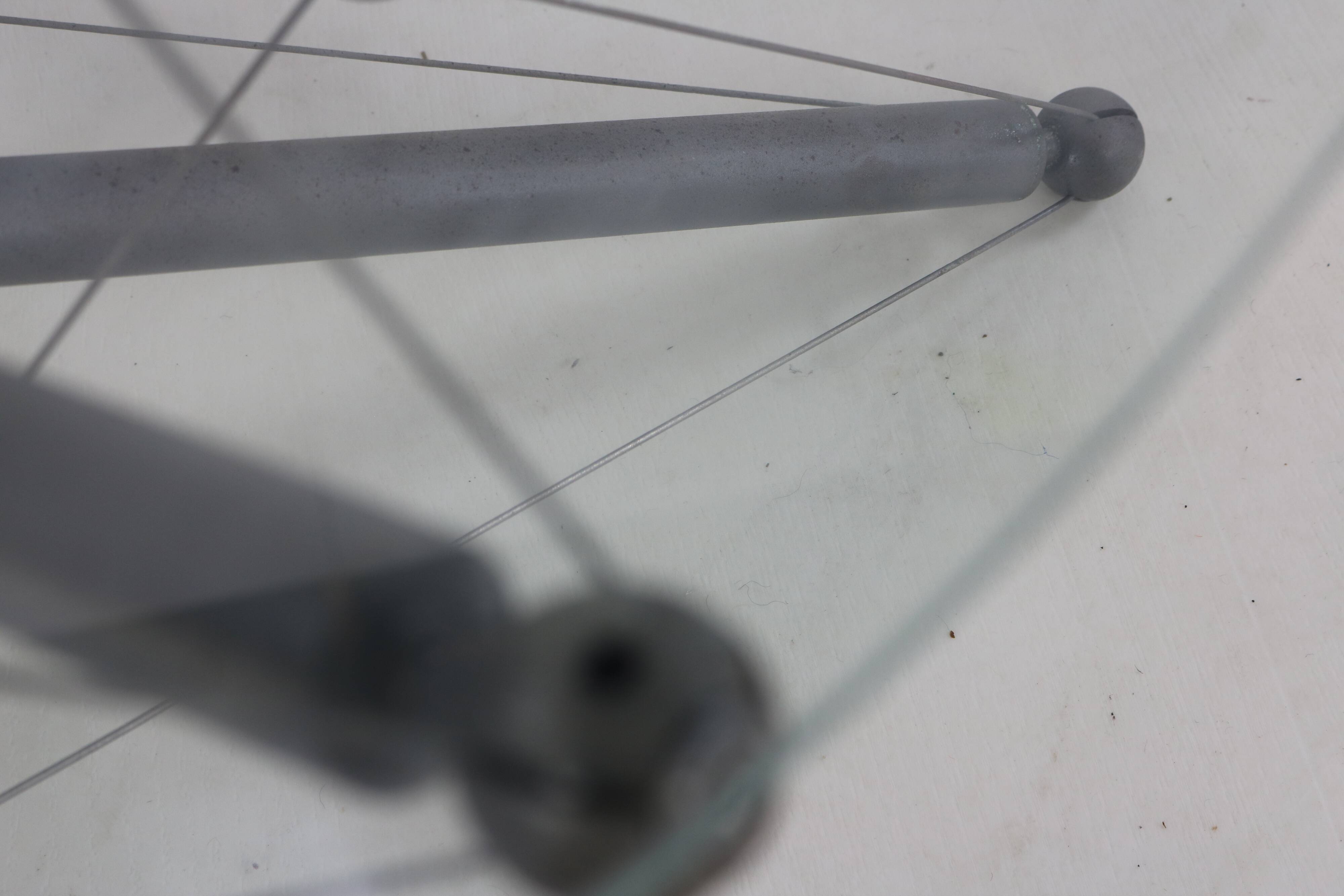 Seventies design steel wired coffee table for Cassina