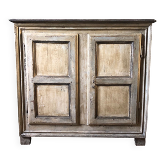 Patinated wooden sideboard, early 19th century