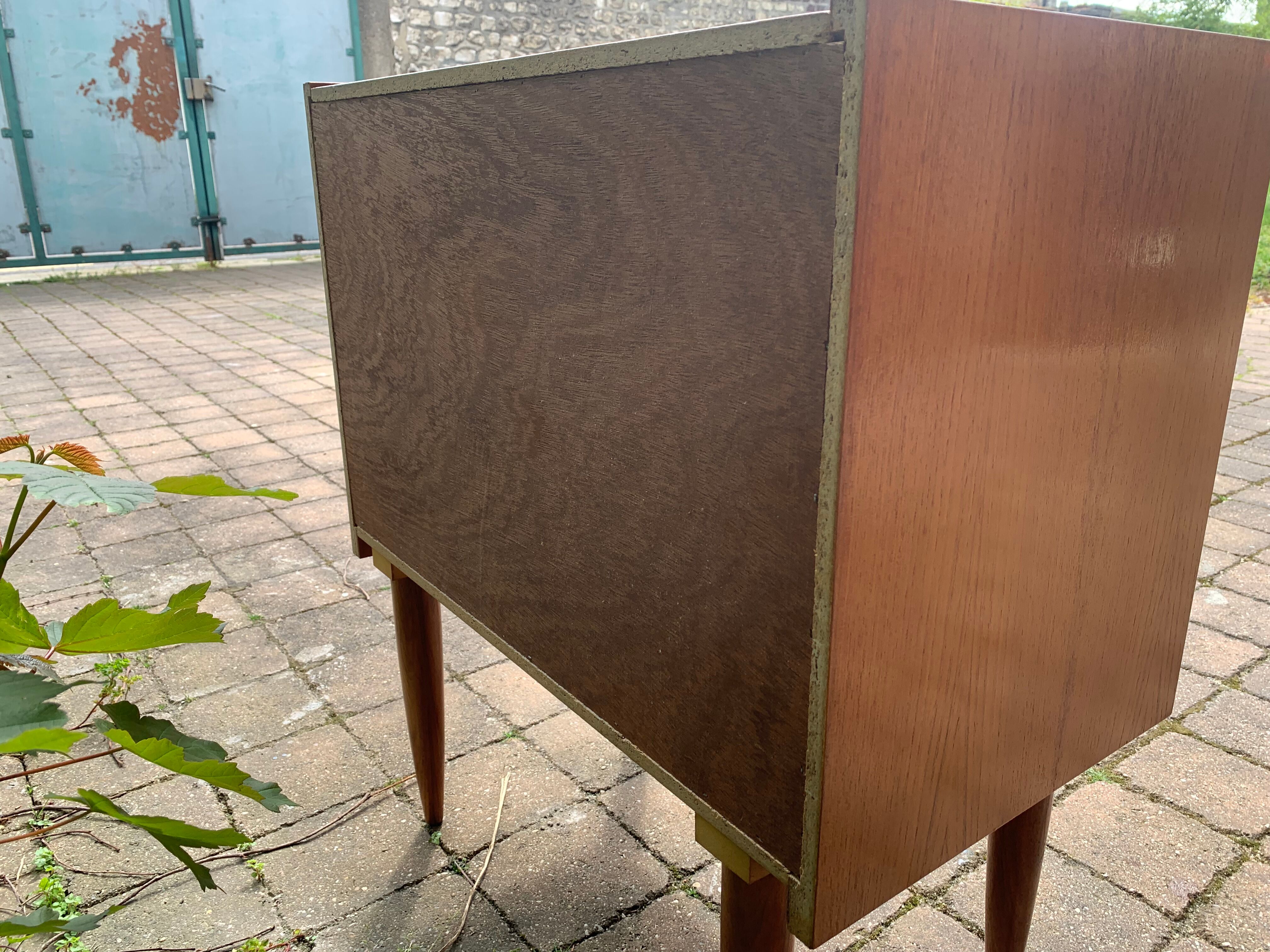 Vintage scandinavian teak chest of drawers