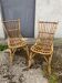 Paire de chaises en rotin