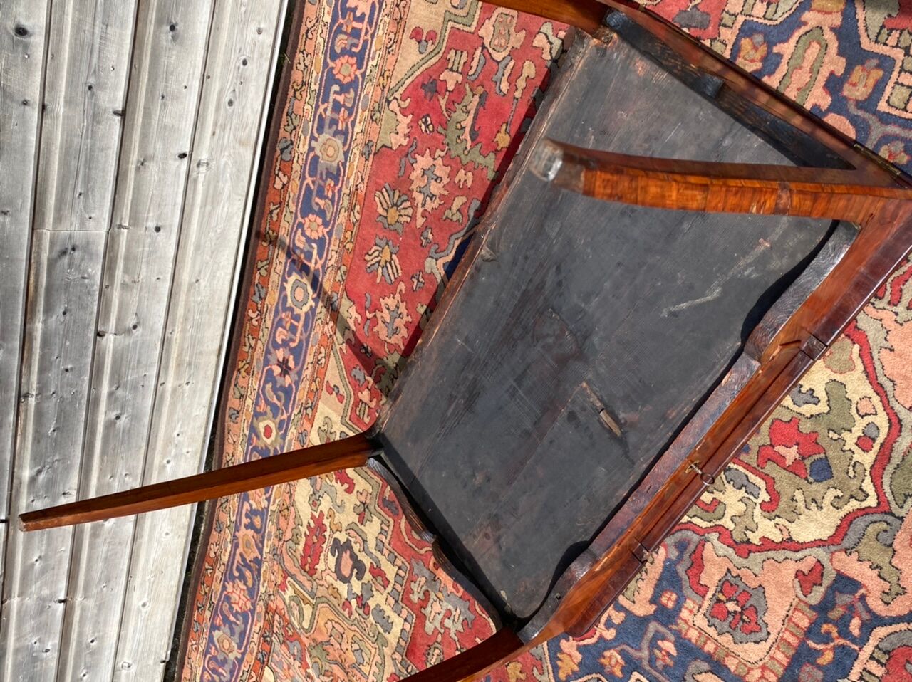Table Liseuse In Marquetry Stamped Louis XV XVIII Century