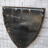 Enamelled plate Charrues Huard