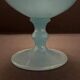 Small blue opaline vase