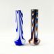 Pair of marbled murano glass vases by carlo moretti, italy, 1970s
