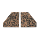 Art Deco Granite Bookends, Set of 2