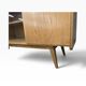 Vintage wooden wardrobe/display cabinet/wall unit