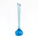 Vintage bright blue glass vase