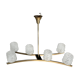 Lustre verre & laiton circa 1950
