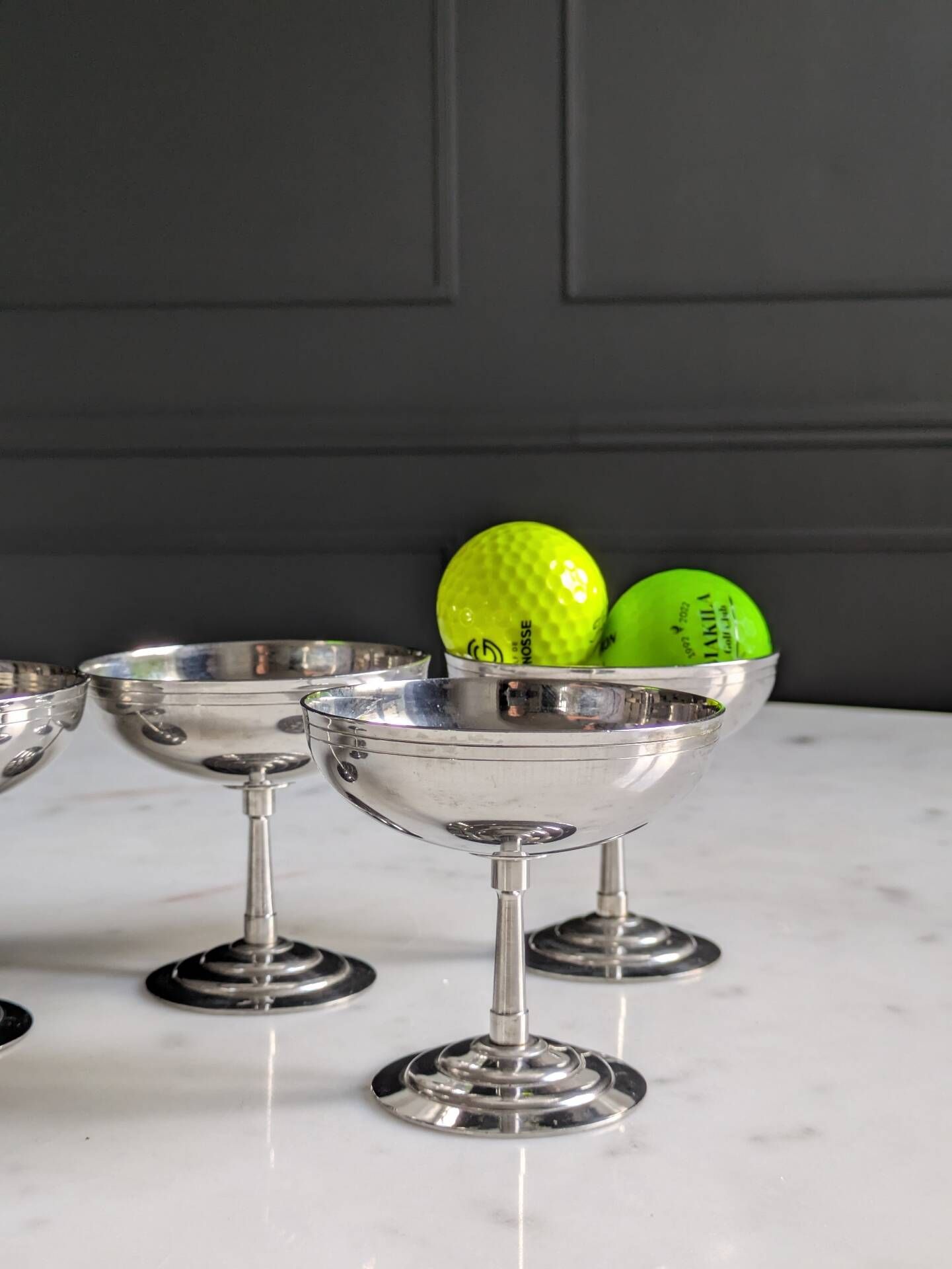 Suite de six coupes à glace/sorbet par Rémy Letang  70'
