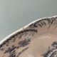 Set of 5 flat plates Terre De Fer XIXth, collection "Regency" St Amand & Hamage Nord