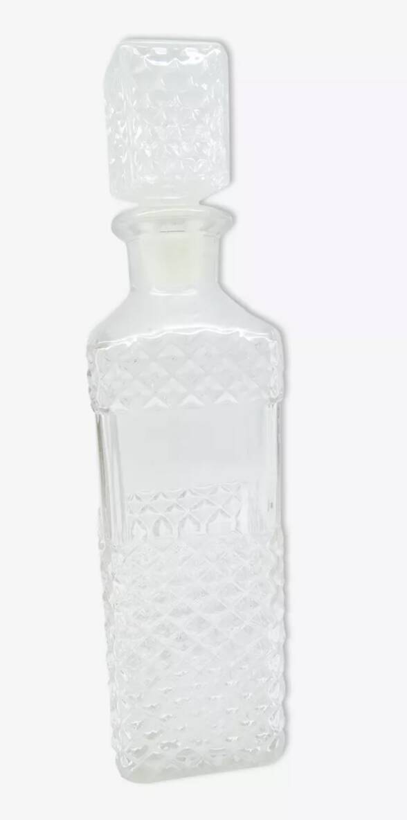 Cut glass carafe