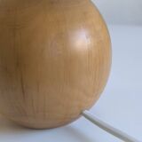 Wooden ball lamp