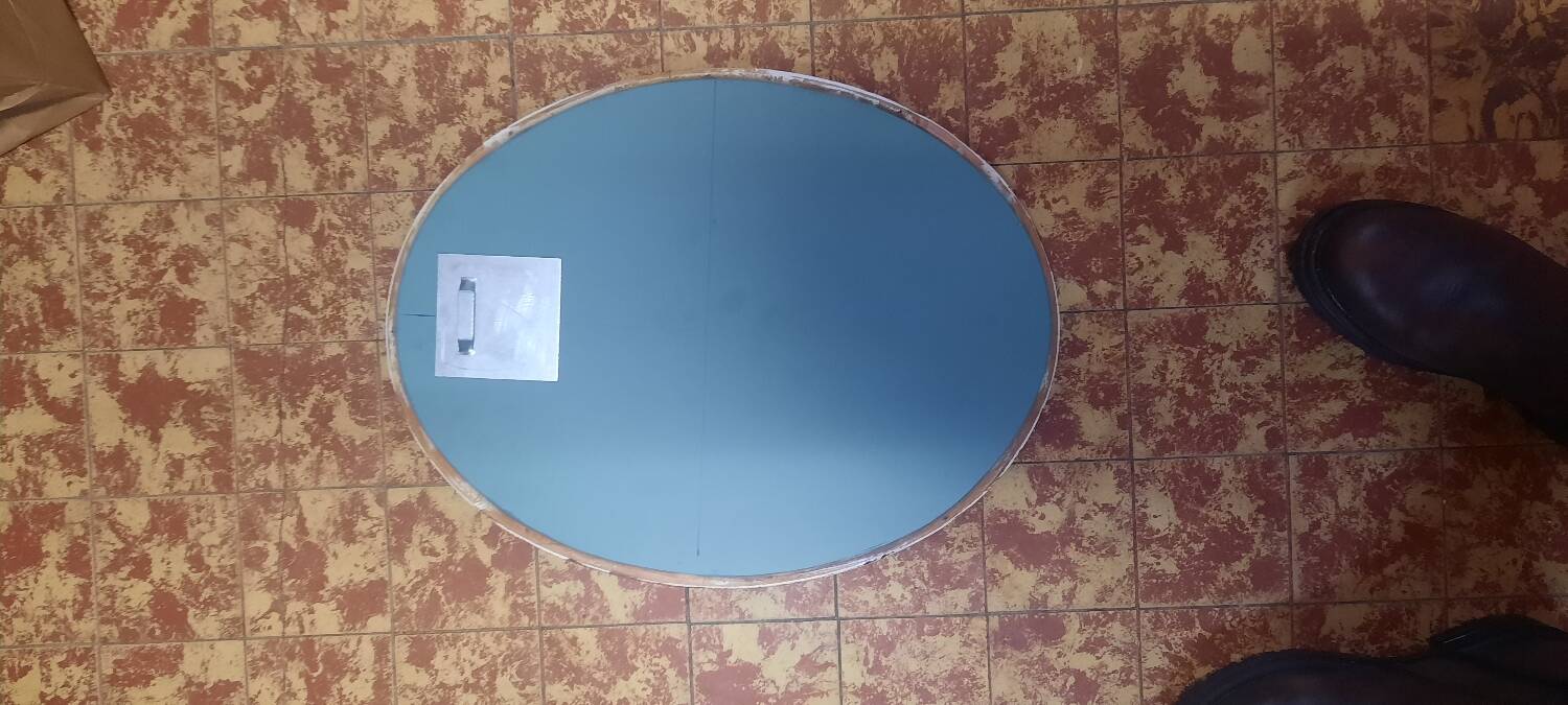 Oval mirror