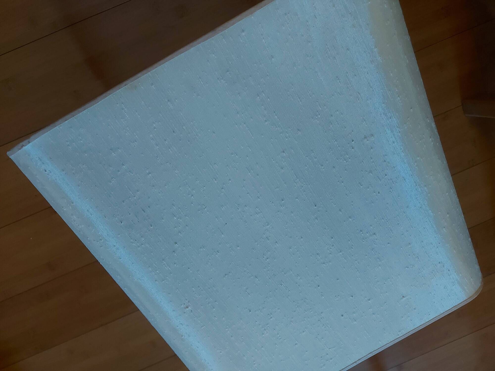 Travertine lamp foot with its original lampshade