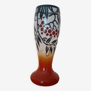 Vase verçais peint à la main