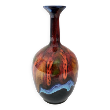 Vase en Faïence Vernisée par Giovanni Poggi pour San Giorgio Albisola Ceramics
