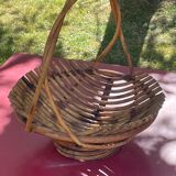 Wooden fruit basket 70s