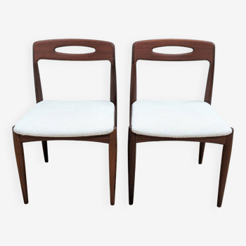 Lot de 2 chaises designées par Johannes Andersen