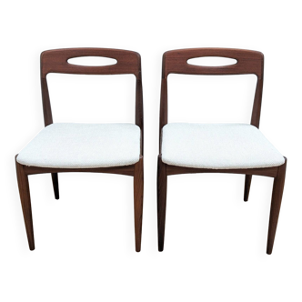 Lot de 2 chaises designées par Johannes Andersen